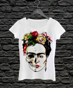 Frida Kahlo Skull Woman T -Shirt