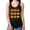 Halloween Pumpkin Emoji Lightweight Tank Top