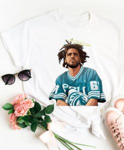 J Cole art tshirt