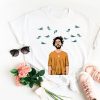 J Cole flying money art tshirt