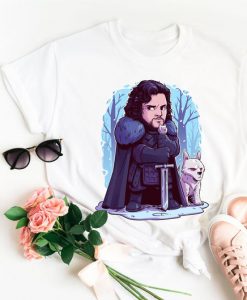 Jon snow chibi cute tshirt