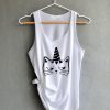 Kitticorn Shirt Cat Cute Shirt Funny Shirts White Tank Top Womens