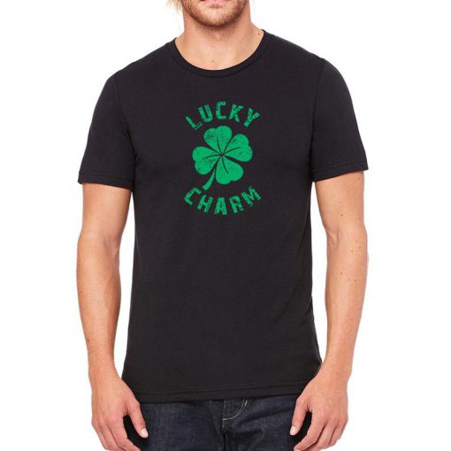 LUCKY CHARM GREEN Men's Triblend T-shirt