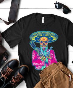 Mexican skull unisex t-shirt