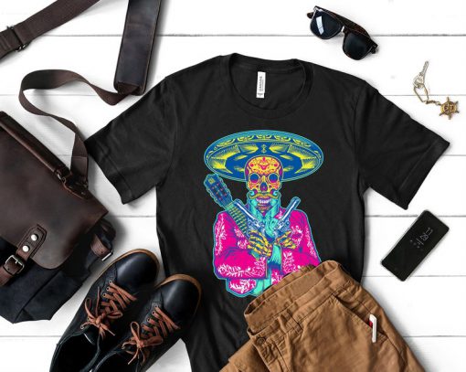 Mexican skull unisex t-shirt