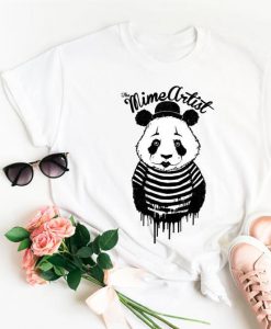 Mime Panda unisex t-shirt