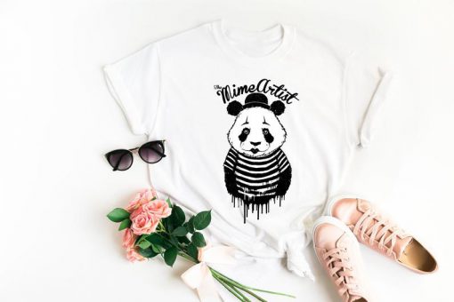 Mime Panda unisex t-shirt