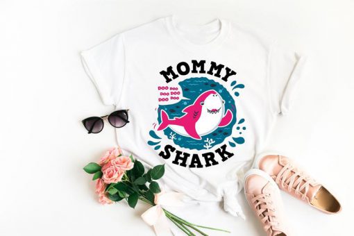 Mommy shark do do do do t-shirt