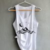 Mountains Tee Shirts Hiking Tank top Camping Shirt Shirts White Tank Top Womens