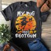 My Pug rides shotgun Halloween T-shirt,