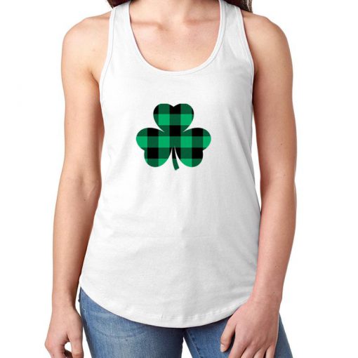 SHAMROCK PLAID Women's Lightweight Tank Top