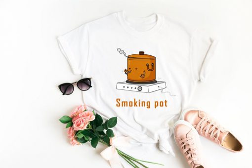 Smoking pot unisex t-shirt