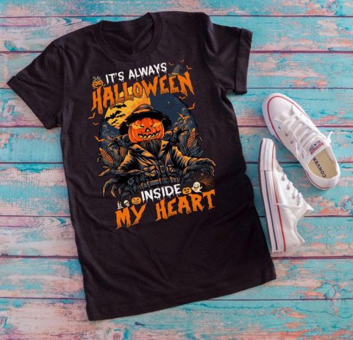 T-shirt It’s always Halloween inside my heart