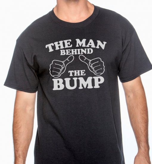 The Man Behind The Bump Thumbs Up T Shirt