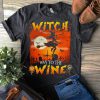 Witch way to the wine t shirt