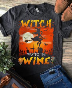 Witch way to the wine t shirt