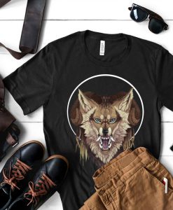 Wolf mythical unisex t-shirt;