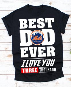 Best Dad Ever New York Mets Baseball Team Shirt