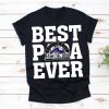 Best Papa Ever Colorado Rockies Baseball Team Shirt