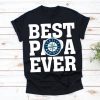 Best Papa Ever Seattle Mariners Baseball Team Shirt