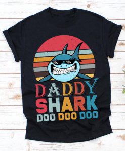 Daddy Shark T-Shirt Doo-Doo-Doo TShirt