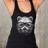 Grizzly Bear In Glasses - American Apparel - Women's Racer Back Tank Top