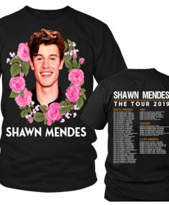 Mendes Singer Fans Floral Flowers Tour Concert 2019 Shirt,