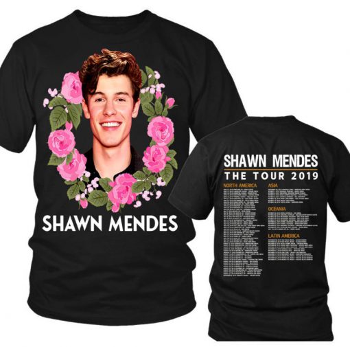 Mendes Singer Fans Floral Flowers Tour Concert 2019 Shirt,