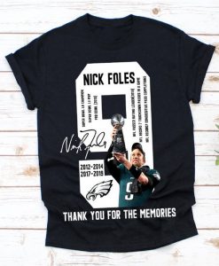 Nick Foles Super Bowl 2019 Thank You for The Memories, Nick Foles Unisex T-shirt