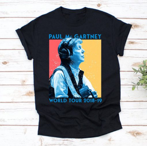 Paul mccartney Color Block World Tour Photo Unisex T-Shirt