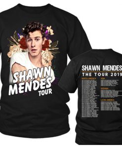 Shawn-Mendes-Flower-Floral Music-Fan Tour-2019 We-Love-You Unisex T-shirt