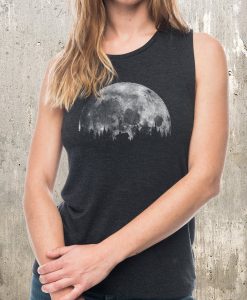 Tank Top - Moon and Cabin