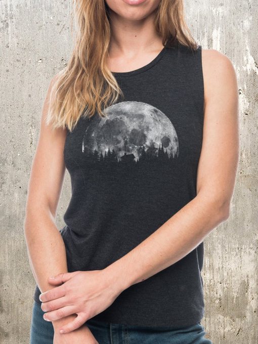 Tank Top - Moon and Cabin