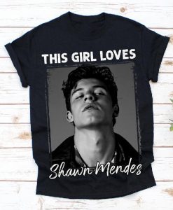 Vintage This Girl Love Shawn-Mendes Gift For Fans Unisex T-shirt