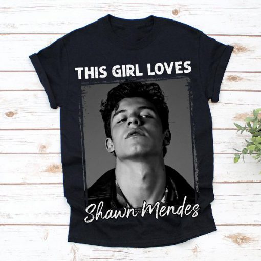 Vintage This Girl Love Shawn-Mendes Gift For Fans Unisex T-shirt