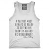 A Patriot Must Always Be Ready Tank top