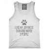 Funny Japanese Chin Tank top