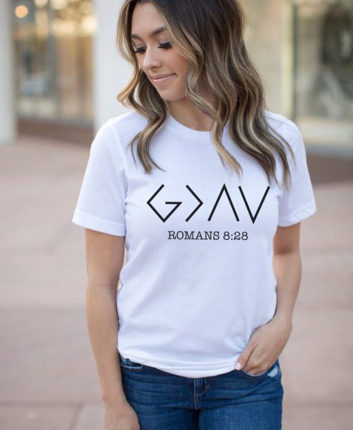 God is greater than the highs and lows tshirt