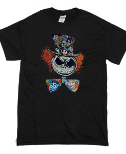 Jack Skellington Mad Hatter Halloween T-Shirt