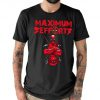 Maximum Effort Comic Hero Graphic Parody T shirt