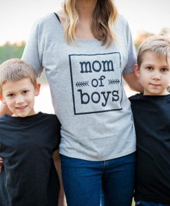 Mom of Boys Shirt.Gift for Mom tshirt