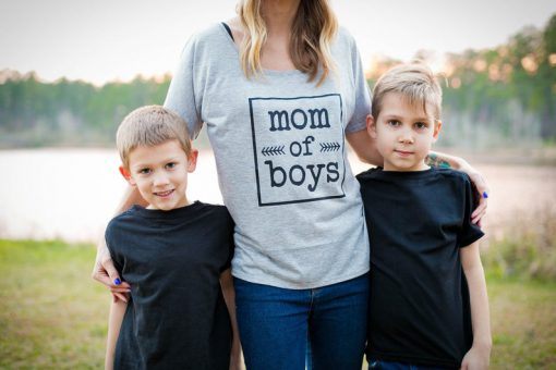 Mom of Boys Shirt.Gift for Mom tshirt