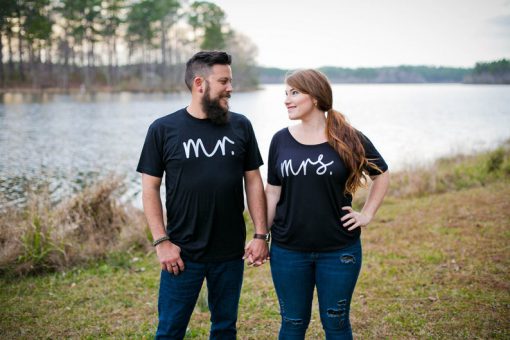 Mr and Mrs Shirts - Husband and Wife Shirts