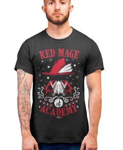 Red Mage Academy Final Fantasy RPG D&D Gaming T-Shirt