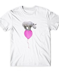 Rhino On Balloon T-Shirt