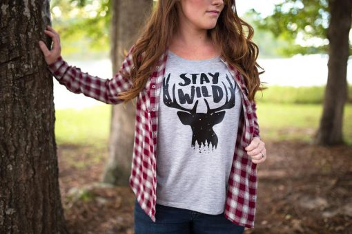 Stay Wild Shirt - Wild Shirt - Hiking Shirt - Adventure Shirt