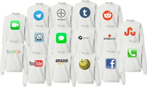 Sweatshirts Social Media matching shirt Halloween