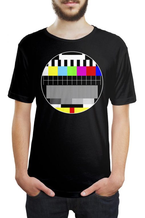 TV No Signal Test Pattern 80s & 90s Unisex T Shirt