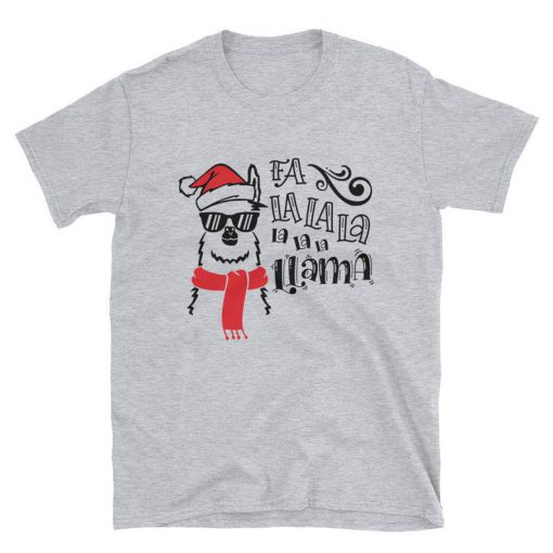 Fa La La La La La La Llama Christmas T Shirt