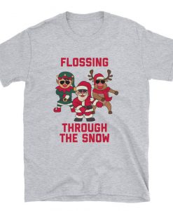 Flossing Through The Snow T Shirt